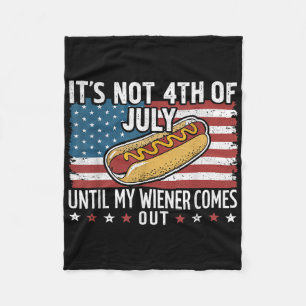 Am 4. Juli bis meine Dackel amerikanisch ist Fleecedecke