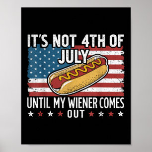 Am 4. Juli bis meine Dackel amerikanisch ist Poster