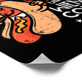 Am 4. Juli bis meine Dackel herauskommt Funny Hotd Poster (Ecke)