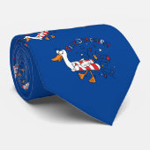 Am 4. Juli Cartoon der Kinder Krawatte (Gerollt)