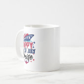 Am 4. Juli Cruise Patriotic American Cruisi Kaffeetasse (Vorderseite Links)