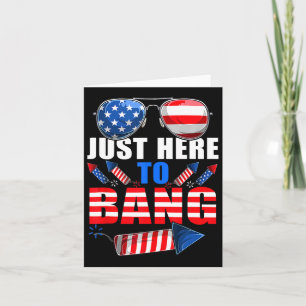 Am 4. Juli feiern die Usa Sungles Feuerwerk Bang P Karte