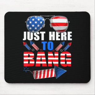 Am 4. Juli feiern die Usa Sungles Feuerwerk Bang P Mousepad