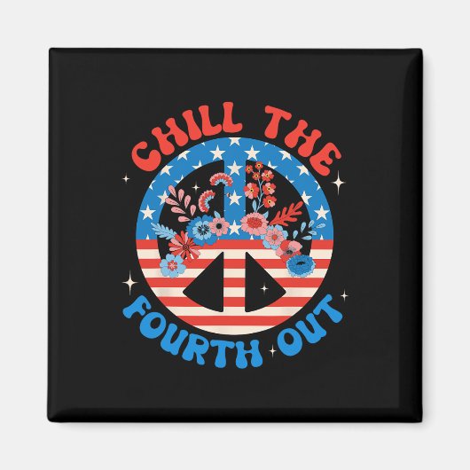 Am 4. Juli feiern Patriotic Indepen Magnet (Vorne)