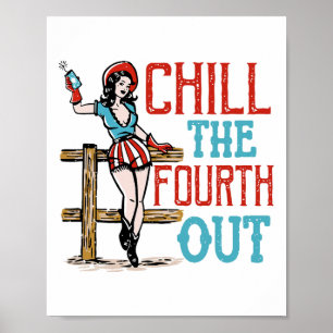 Am 4. Juli feiern Patriotic Indepen Poster