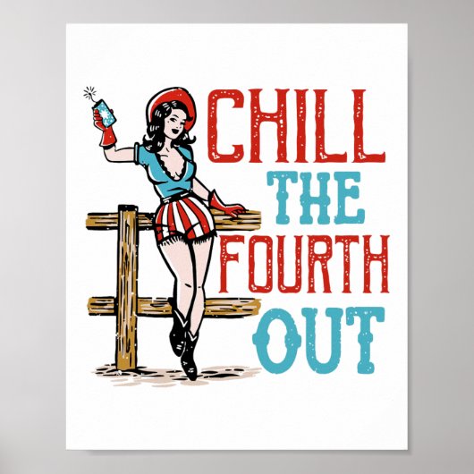 Am 4. Juli feiern Patriotic Indepen Poster (Vorne)