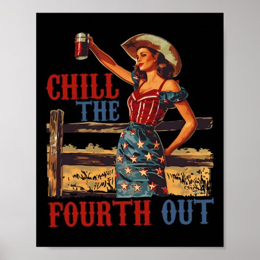 Am 4. Juli feiert Patriotic W. Poster (Vorne)