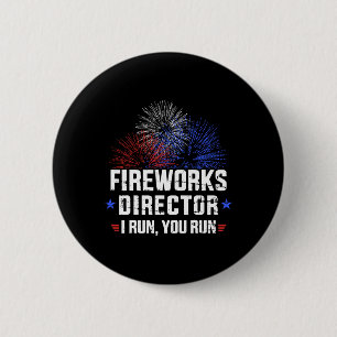 Am 4. Juli Feuerwerk Direktor Ich leite Sie laufen Button