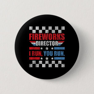 Am 4. Juli Feuerwerk Direktor Ich leite Sie laufen Button