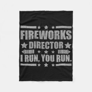 Am 4. Juli Feuerwerk Direktor Ich leite Sie laufen Fleecedecke