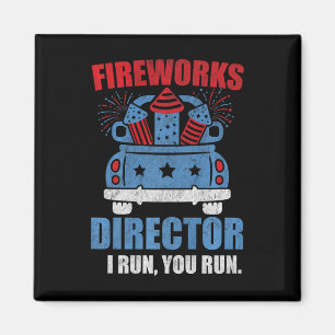 Am 4. Juli Feuerwerk Direktor Ich leite Sie laufen Magnet