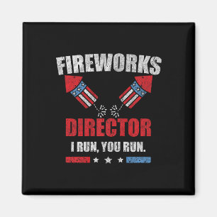 Am 4. Juli Feuerwerk Direktor Ich leite Sie laufen Magnet