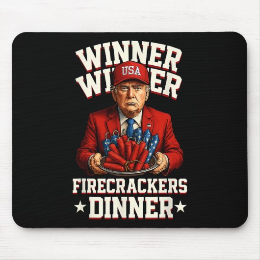 Am 4. Juli Gewinner Firecracker Dinne Mousepad (Vorne)