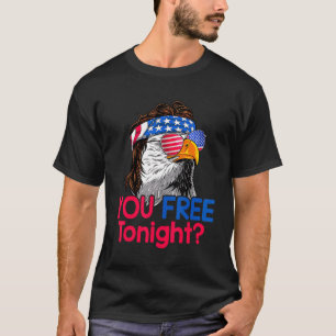 Am 4. Juli gibt es eine kostenlose Adlerflagge T-Shirt