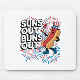 Am 4. Juli gibt es wieder einen Hot Dog Patrio Mousepad