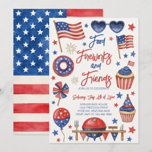 am 4. Juli GRILLEN Einladung