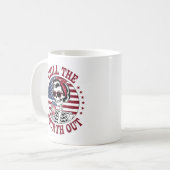 Am 4. Juli wird das vierte sonnige Skelett abgehol Kaffeetasse (Vorderseite Links)