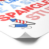 Am 4. Juli wird es wahrscheinlich ein Star Spangle Poster (Ecke)