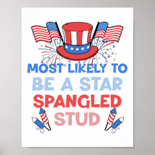Am 4. Juli wird es wahrscheinlich ein Star Spangle Poster