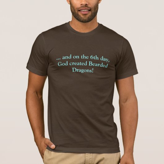 Am 6. Tag T-Shirt (Vorderseite)