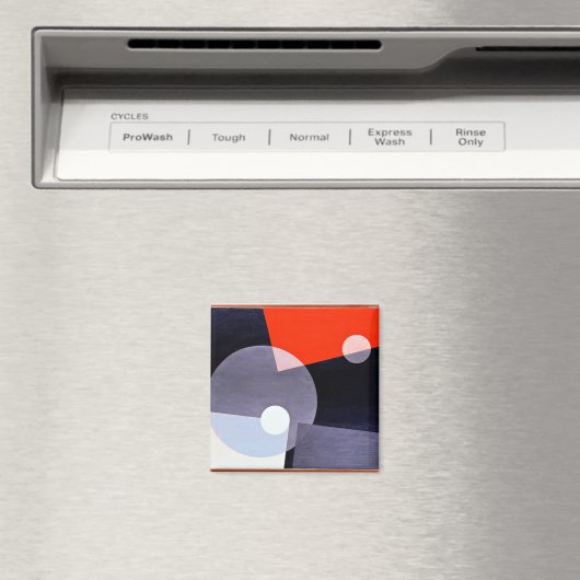 Am 7. (26), abstrakte Kunstwerke von Laszlo Moholy Magnet (In Situ (Geschirrspüler))