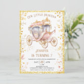 Am 7. Geburtstag Einladung (Stehend Vorderseite)