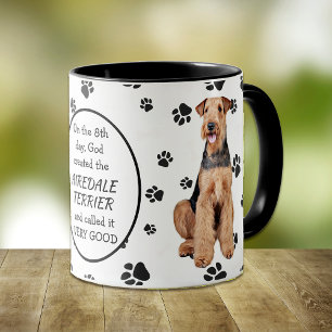 Am 8. Tag erschuf Gott die Airedale Terrier Tasse