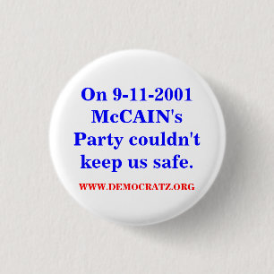 Am 9.11.2001 konnte uns McCAIN's Party nicht siche Button