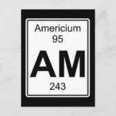 Am - Americium Postkarte (Vorderseite)
