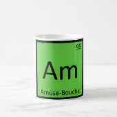 Am - Amuse-Bouche Chemistry Periodic Table Kaffeetasse (Mittel)
