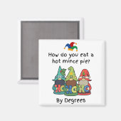 Am Amusing Hot Mince Pie Joke Magnet (Vorderseite/Rückseite)