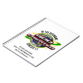 AM ANFANG DES GOTT Christlich Earth Day Notizblock (Linke Seite)