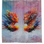 Am Anfang... Duschvorhang (Vorderseite)