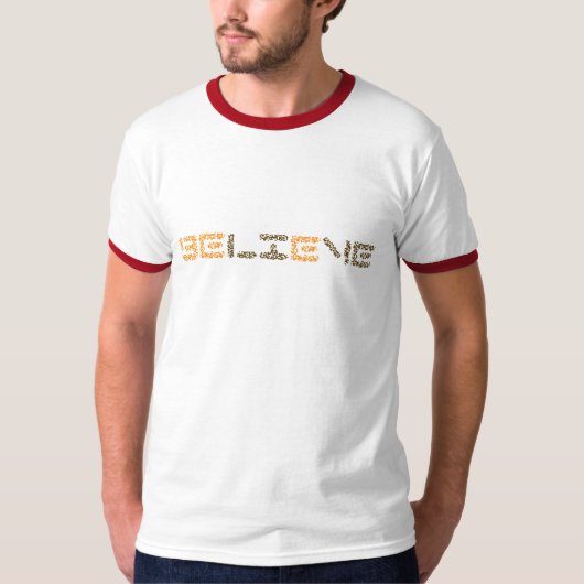 Am Anfang es gab nichts….glauben Sie T-Shirt (Vorderseite)