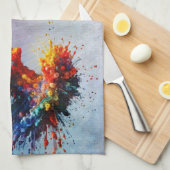 Am Anfang... Geschirrtuch (Viertel Falte)