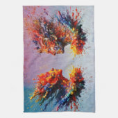 Am Anfang... Geschirrtuch (Vertikal)