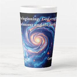 Am Anfang, Gott und Schöpfung Verse Milchtasse