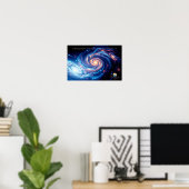 Am Anfang, Gott und Schöpfung Verse Poster (Heimbüro)