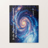 Am Anfang, Gott und Schöpfung Verse Puzzle (Vertikal)
