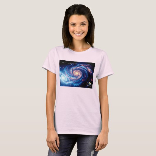 Am Anfang, Gott und Schöpfung Verse T-Shirt (Vorne ganz)