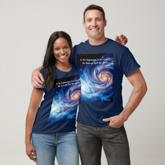 Am Anfang, Gott und Schöpfung Verse T-Shirt