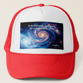 Am Anfang, Gott und Schöpfung Verse Truckerkappe