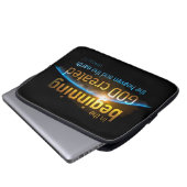 Am Anfang hat Gott Christliche Glaubensverse ersch Laptopschutzhülle (Vorne Knopf)