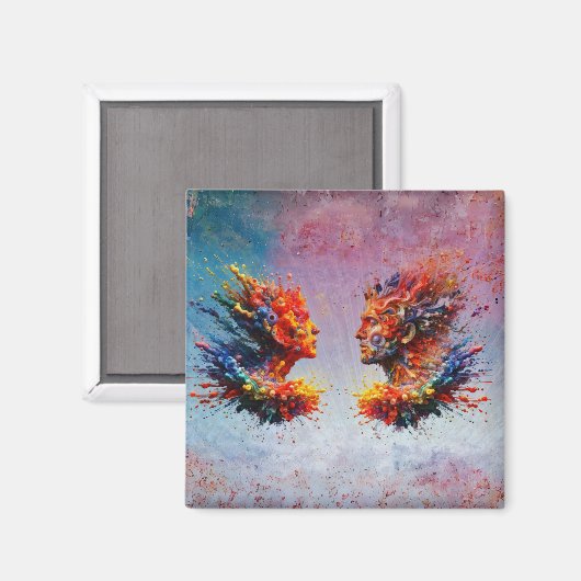 Am Anfang... Magnet (Vorderseite/Rückseite)