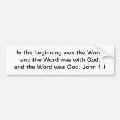 Am Anfang (NT) Autoaufkleber (Vorne)