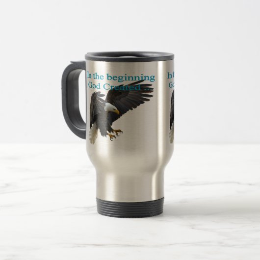 Am Anfang Reisebecher (Vorderseite Links)