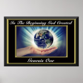 Am Anfang schuf Gott die Genesis 1 Planet Poster (Vorne)