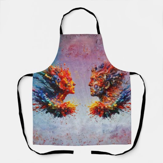 Am Anfang... Schürze (Vorderseite)