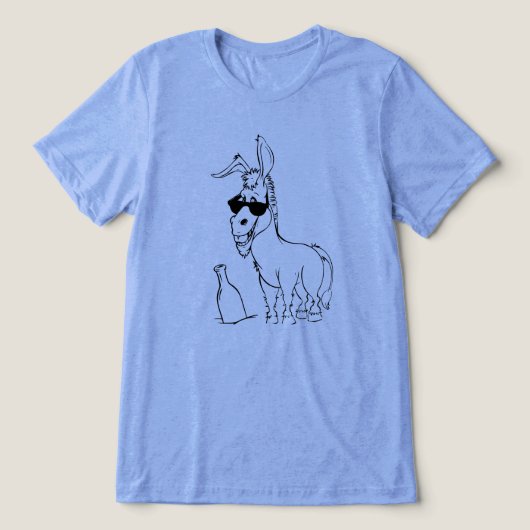 Am Anfang - Tri-Blend Shirt (Design Vorderseite)