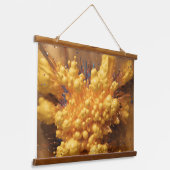 Am Anfang Wandteppich Mit Holzrahmen (Gewinkelt)